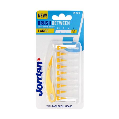 Zdjęcie produktu - JORDAN Brush Between Szczoteczki międzyzębowe L 0,7mm, 10szt.