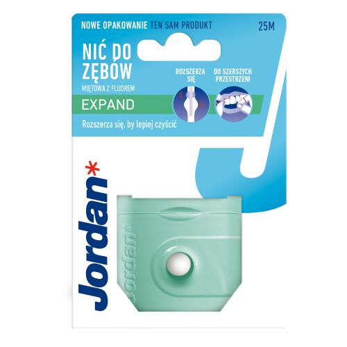 Zdjęcie produktu - JORDAN Nić dentystyczna Expand Fresh, 25m