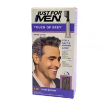 Zdjęcie produktu - Just For Men Odsiwiacz TOUCH OF GREY T-45, ciemny brąz, 40g