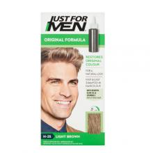 Zdjęcie produktu - JUST FOR MEN Szampon koloryzujący Jasny brąz H25, 27,5ml + 38,5ml
