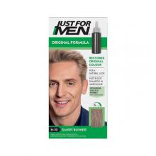 Zdjęcie produktu - JUST FOR MEN Szampon koloryzujący Piaskowy Blond H10, 27,5 ml + 38,5ml