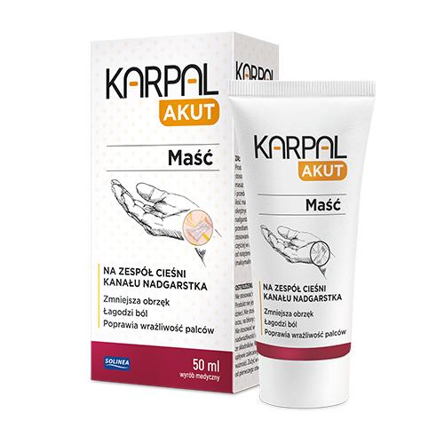 Zdjęcie produktu - Karpal Akut maść, 50 ml - Zesp&oacute;ł cieśni nadgarstka