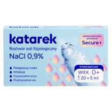 Zdjęcie produktu - Katarek Ampułki Secure+ roztw&oacute;r soli fizjologicznej, 20 x 5 ml
