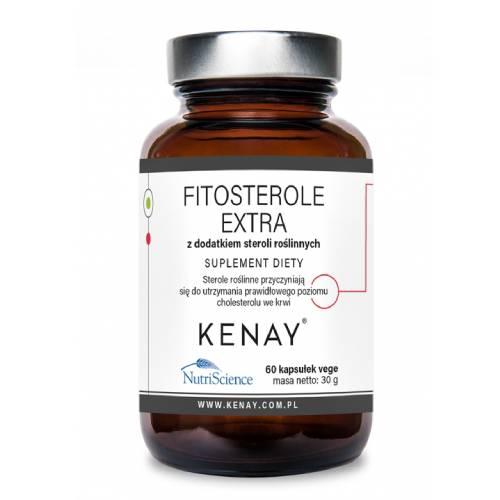 Zdjęcie produktu - Kenay Fitosterole Extra z dodatkiem steroli roślinnych, 60 kaps.