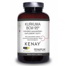 Zdjęcie produktu - Kenay Kurkuma BCM-95 Ekstrakt + Piperyna, 300 kaps.