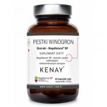 Zdjęcie produktu - KENAY MegaNatural-BP Ekstrakt z pestek winogron, 60 kaps.