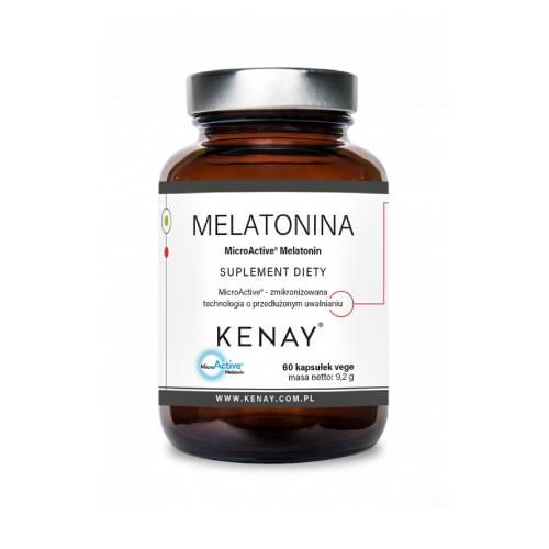 Zdjęcie produktu - Kenay Melatonina MicroActive Melatonin, 60 kaps.