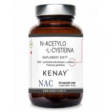 Zdjęcie produktu - KENAY NAC N-Acetylo-L-Cysteina, 60 kapsułek