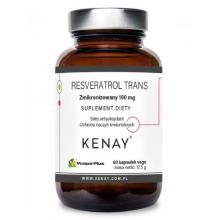 Zdjęcie produktu - KENAY Resweratrol trans - zmikronizowany 100 mg,  60 kaps.