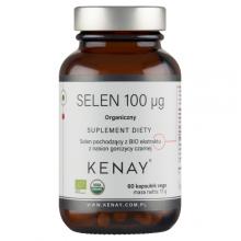 Zdjęcie produktu - Kenay Selen 100 mcg Organiczny, 60 kaps.