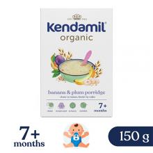 Kendamil BIO Bezmleczna kaszka ze śliwkami i bananem, 150 g