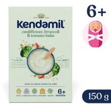 Zdjęcie produktu - Kendamil Mleczna kaszka z brokułem, kalafiorem i pomidorami, 150g USZKODZONE TEKTUROWE OPAKOW.