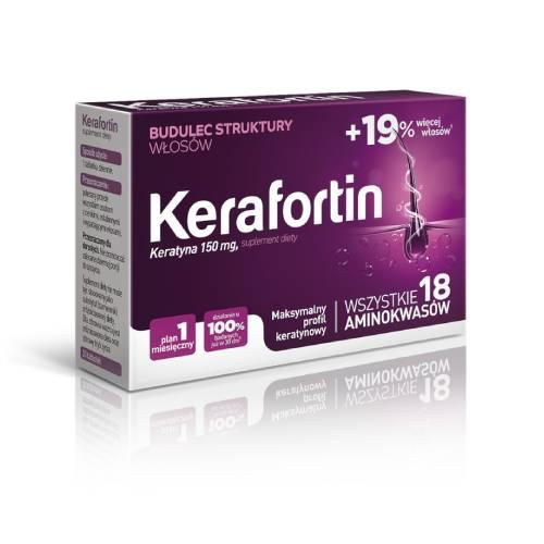 Zdjęcie produktu - Kerafortin, 30 tabl. - suplement diety z keratyną