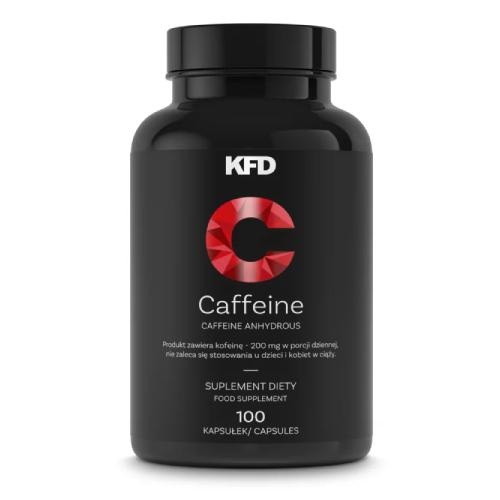 Zdjęcie produktu - KFD Caffeine Kofeina bezwodna, 100 kaps.