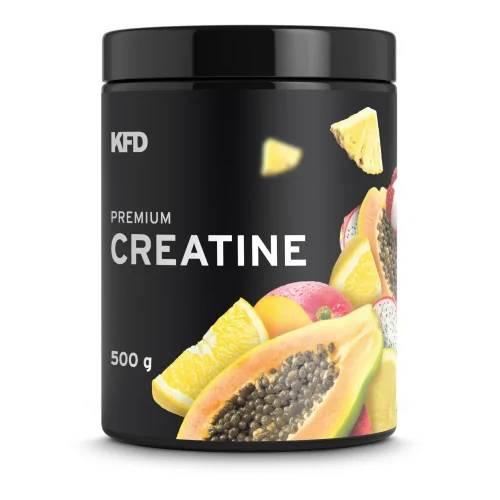 Zdjęcie produktu - KFD Creatine Kreatyna Monohydrat- Owoce Tropikalne, 500 g.