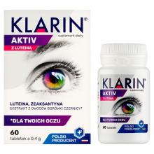 Zdjęcie produktu - KLARIN ACTIV z luteiną - 60 tabletek