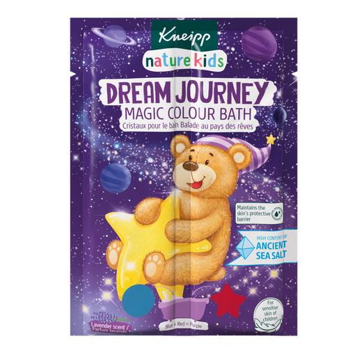 Zdjęcie produktu - KNEIPP nature kids Magiczna dwukolorowa s&oacute;l do kąpieli Podr&oacute;ż marzeń Lawenda, 40g