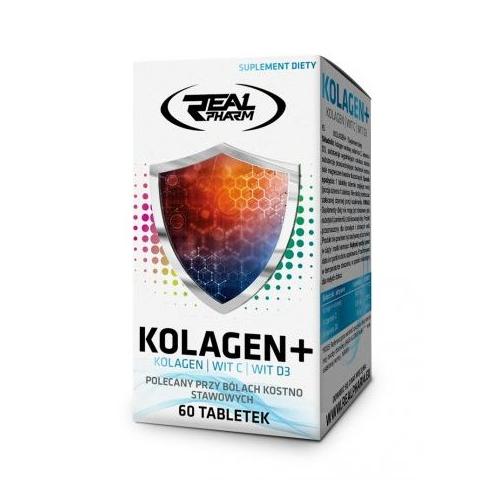 Zdjęcie produktu - KOLAGEN PLUS Real Pharm, 60 tabletek