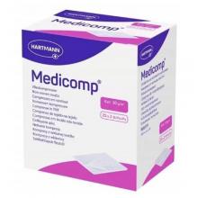 Zdjęcie produktu - Kompresy MEDICOMP 7,5x7,5cm z wł&oacute;kniny jałowe- 25x2szt.