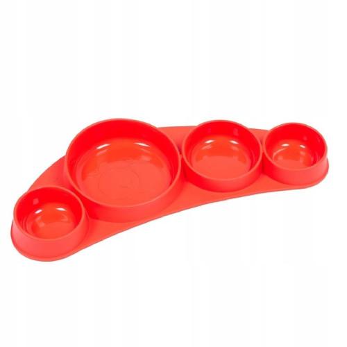 Zdjęcie produktu - KOO-DI Tiny Tapas Silikonowy talerz Ladybug, 1szt.