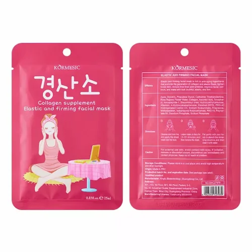 Zdjęcie produktu - Kormesic Elastic Firming Ujędrniająca maseczka do twarzy w płachcie, 25 ml