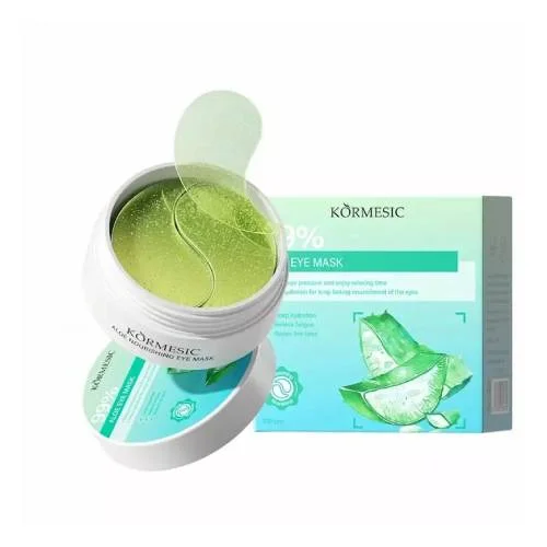 Zdjęcie produktu - Kormesic Aloe Nourishing Hydrożelowe płatki pod oczy z ekstraktem z aloesu, 60 szt.