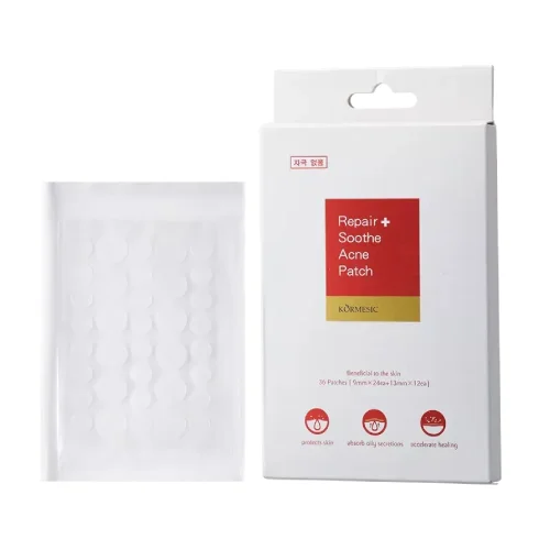 Zdjęcie produktu - Kormesic Repair + Soothe Acne Patch Punktowe plastry na wypryski, 36 szt.