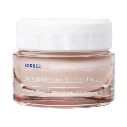 Zdjęcie produktu - Korres Apothecary Wild Rose Krem-Maska na noc rozjaśniająca przebarwienia, 40 ml