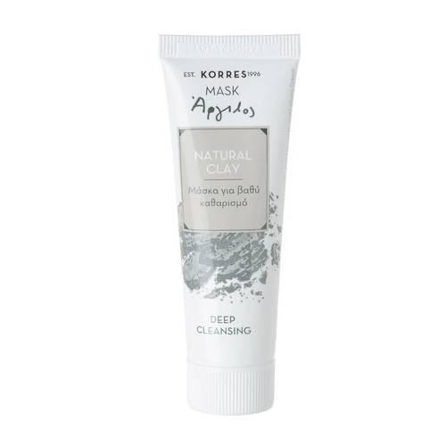 Zdjęcie produktu - Korres Oczyszczająca maska do twarzy z glinką, 18 ml