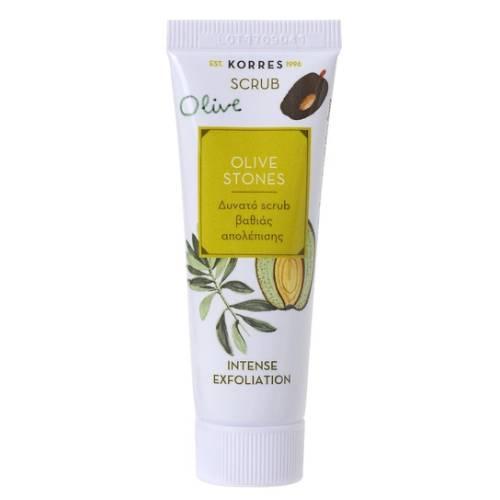 Zdjęcie produktu - Korres Oczyszczający peeling do twarzy Olive Stones, 18 ml
