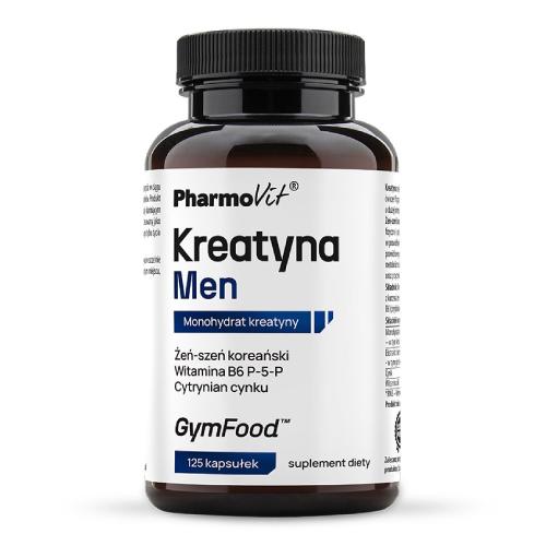 Zdjęcie produktu - Pharmovit Kreatyna Men monohydrat kreatyny, 125 kaps.