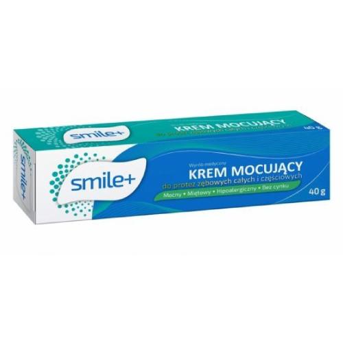 Zdjęcie produktu - SMILE+ Krem mocujący do protez zębowych całych i częściowych, 40g