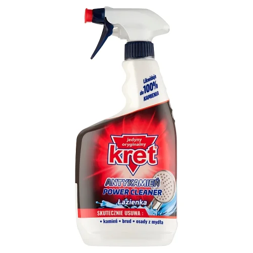 Zdjęcie produktu - Kret Płyn do czyszczenia łazienki antykamień, 620 ml