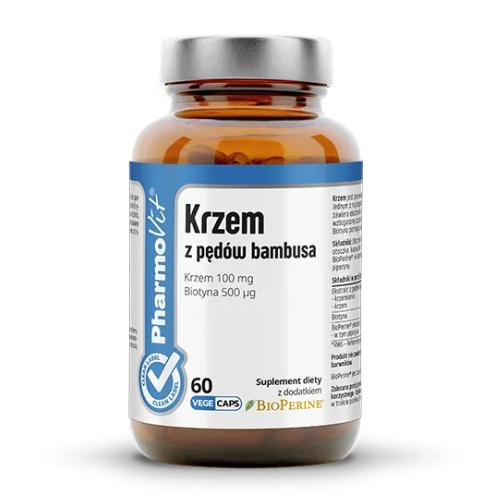 Zdjęcie produktu - Pharmovit Krzem z pęd&oacute;w bambusa, 60 kaps.