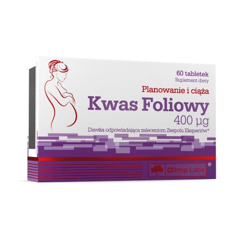 Zdjęcie produktu - OLIMP Kwas foliowy 400&micro;g, 60tabl.