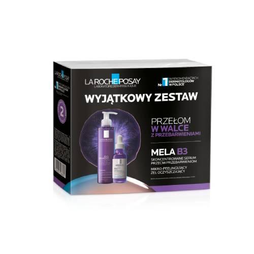 Zdjęcie produktu - LA ROCHE-POSAY Zestaw Mela B3 (Serum przeciw przebarwieniom, 30 ml + Żel oczyszczający przeciw przebarwieniom, 200 ml)
