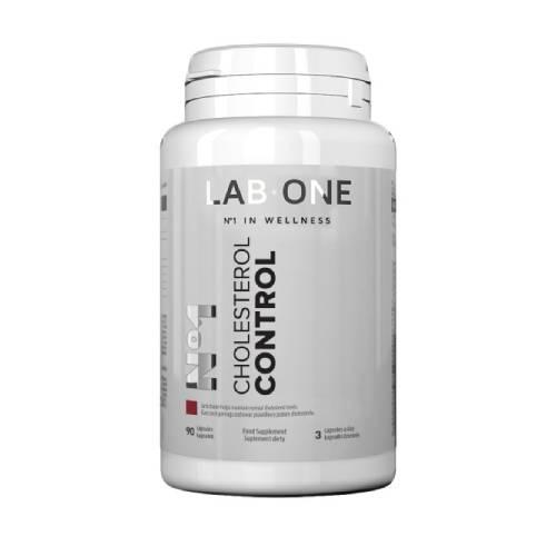 Zdjęcie produktu - Lab One Cholesterol Control, 90 kaps. KR&Oacute;TKA DATA 30.09.2026