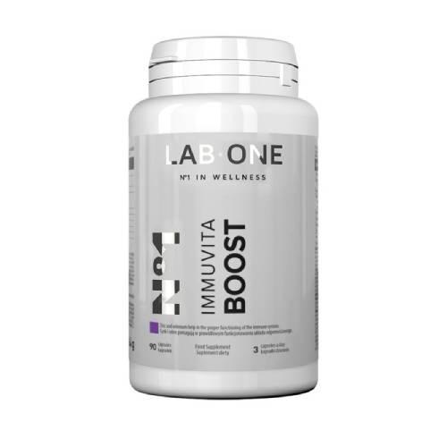 Zdjęcie produktu - LAB ONE Immuvita BOOST, 90 kaps. KR&Oacute;TKA DATA 30.08.2026