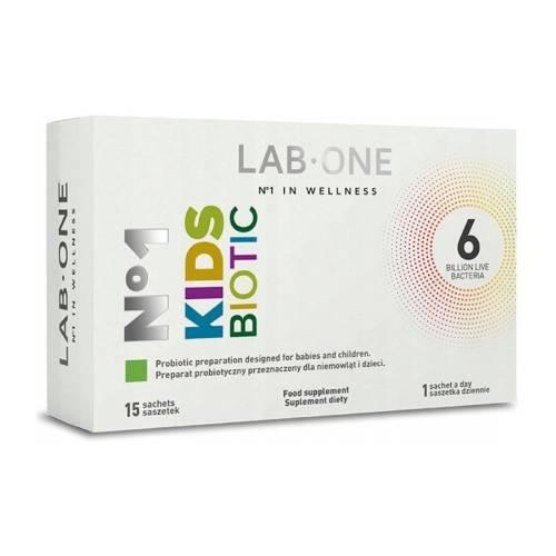 Zdjęcie produktu - LAB ONE KidsBiotic, 15 saszetek