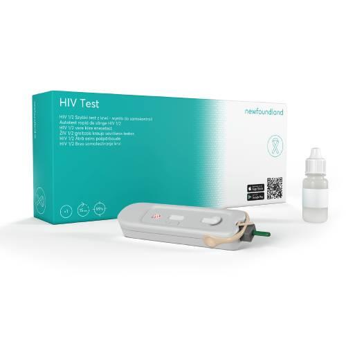 Zdjęcie produktu - LAB.HOME Szybki test z krwi do wykrywania infekcji HIV 3w1, 1 sztuka
