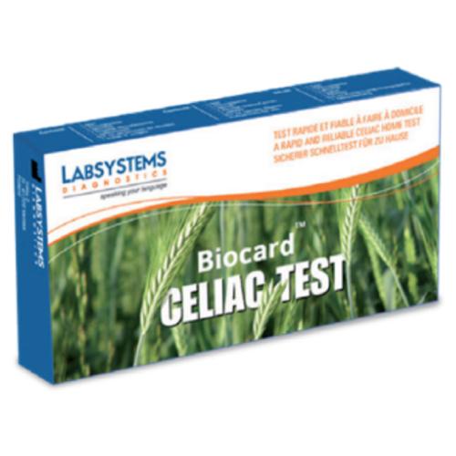 Zdjęcie produktu - LABSYSTEMS Biocard Celiac Test na nietolerancję glutenu