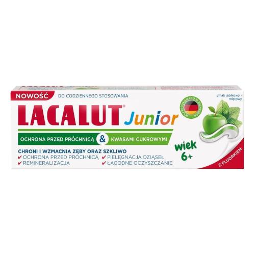 Zdjęcie produktu - LACALUT Junior Pasta do zęb&oacute;w dla dzieci 6lat+, 55ml