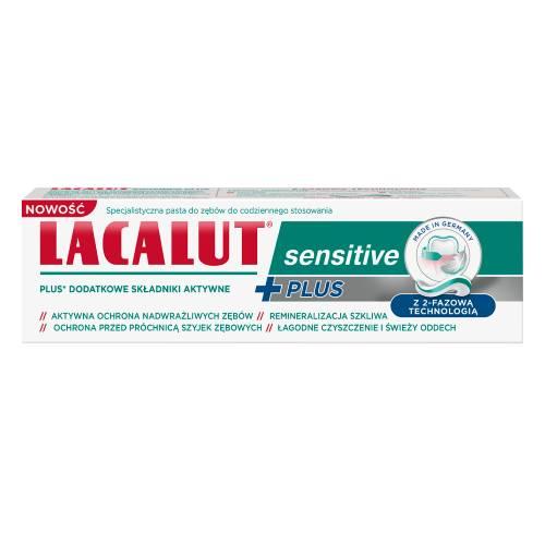 Zdjęcie produktu - Lacalut Sensitiv Plus Pasta do zęb&oacute;w wrażliwych, 75 ml