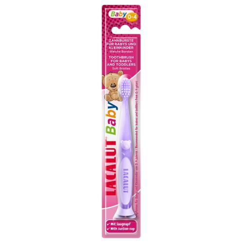 Zdjęcie produktu - LACALUT Baby Szczoteczka do zęb&oacute;w dla dzieci do 4 lat, fioletowa
