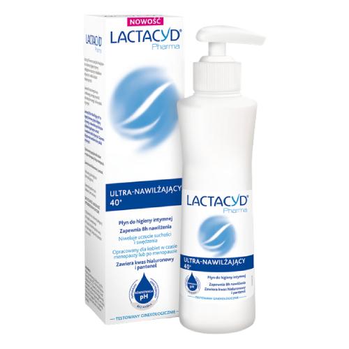 Zdjęcie produktu - LACTACYD PHARMA ULTRA-NAWILŻAJĄCY 40+ Płyn do higieny intymnej, 250ml