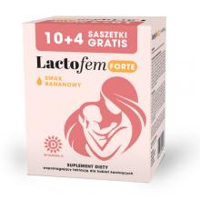 Zdjęcie produktu - LACTOFEM Forte smak bananowy, 14 sasz.