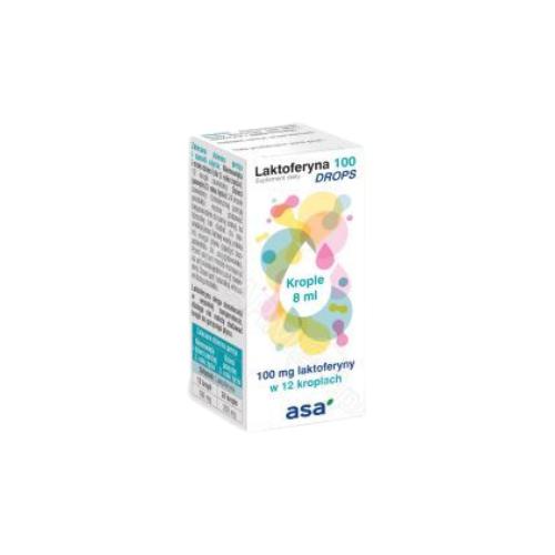 Zdjęcie produktu - Laktoferyna w kroplach od 1 roku życia, 8 ml