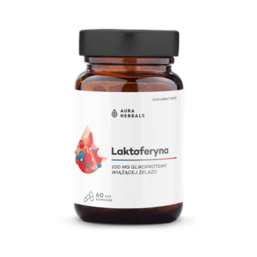 Zdjęcie produktu - Aura Herbals Laktoferyna 100 mg, 60 kaps.