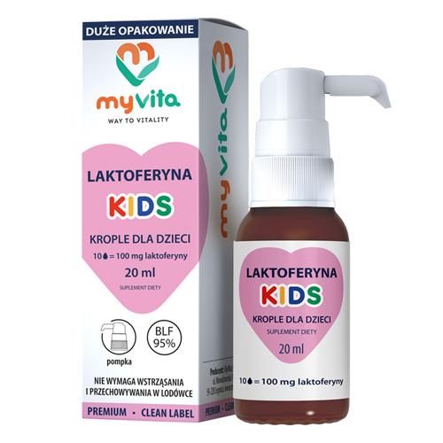 Zdjęcie produktu - MyVita Laktoferyna Kids krople, 20 ml