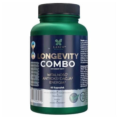 Zdjęcie produktu - LANCO NUTRITIONS Longevity Combo, 60 kaps.